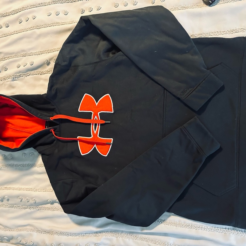 Under Armour Black and Red Hoodie